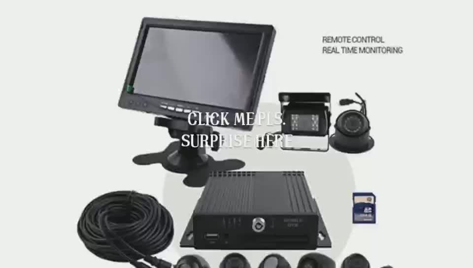 4 Channel Sd Card Mdvr Kit H.264 1080p Gps 4g Mobile Dvr Camera Set