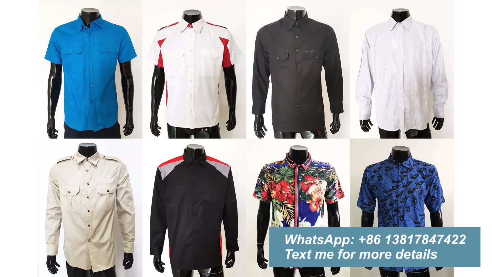 Multi Available Color 100cotton Drill Woven Bus Driver Uniform Chest