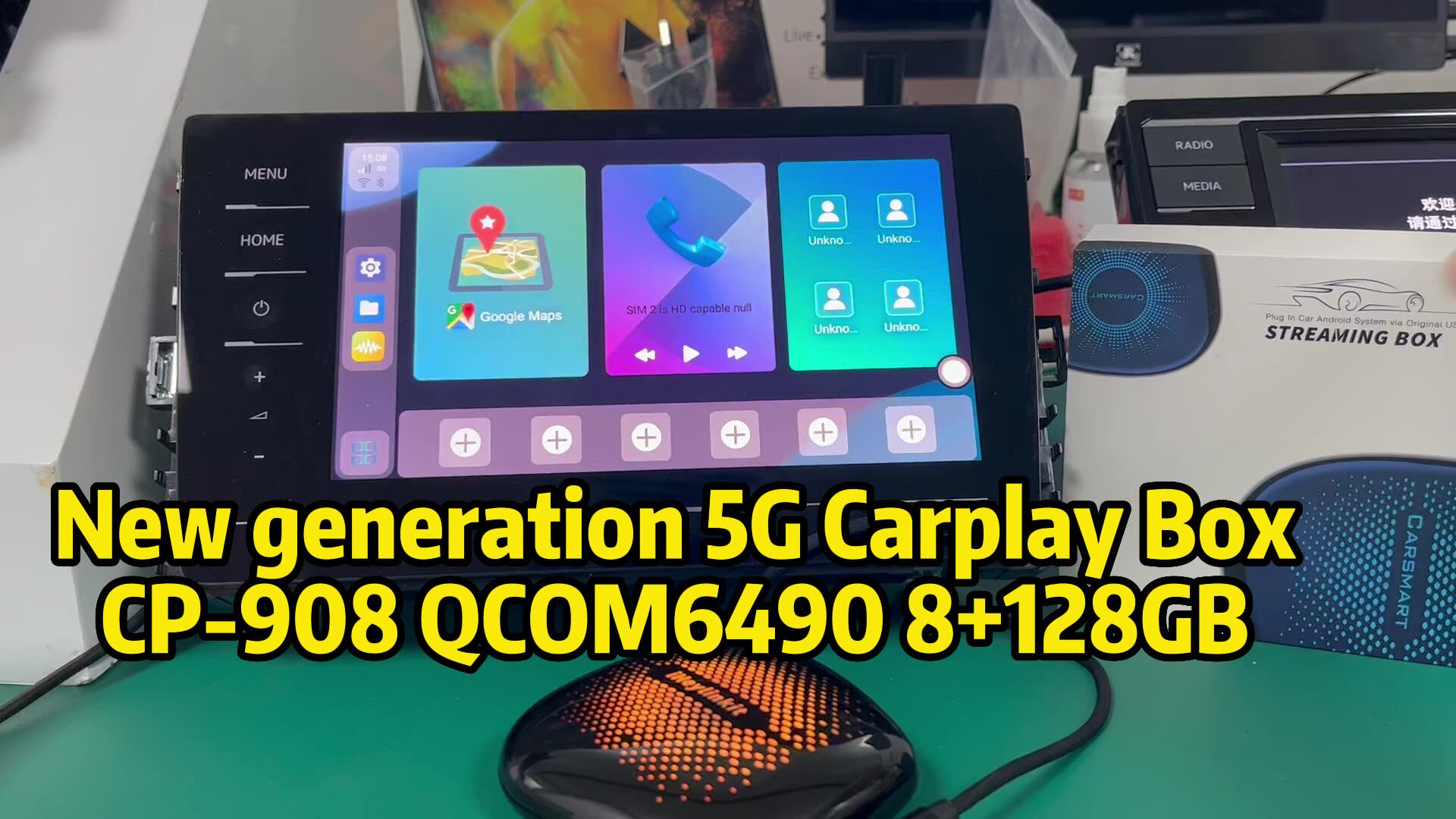 カーオーディオ iHeylinkit Carplay box 8G+128G O1CN01QWJqaU1M9a9v2C1SK_!!