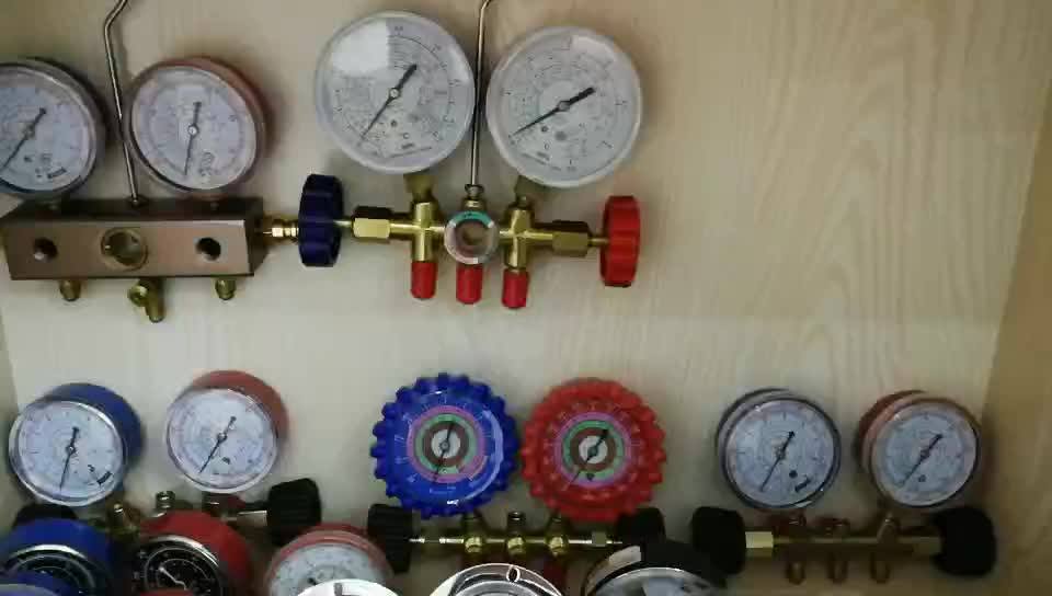 Hf Refrigeration Refrigerant Double Manifold Gauge R410 R410a R32 R22