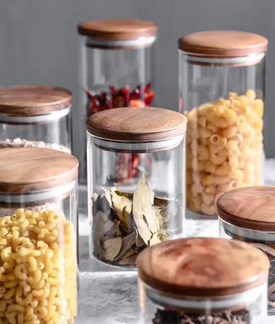 Seal Glass Jar Food Grade Kitchen Glass Container Sets Storage Jar