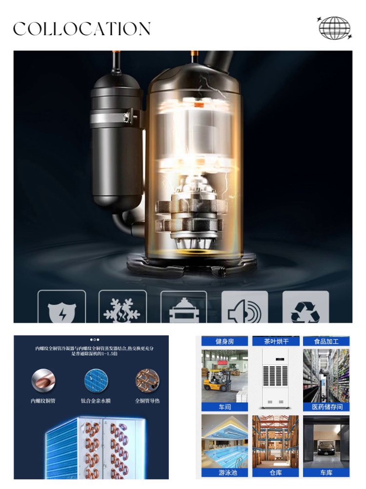 告别潮湿！湿诚工业除湿机，拯救你的仓库和家✨