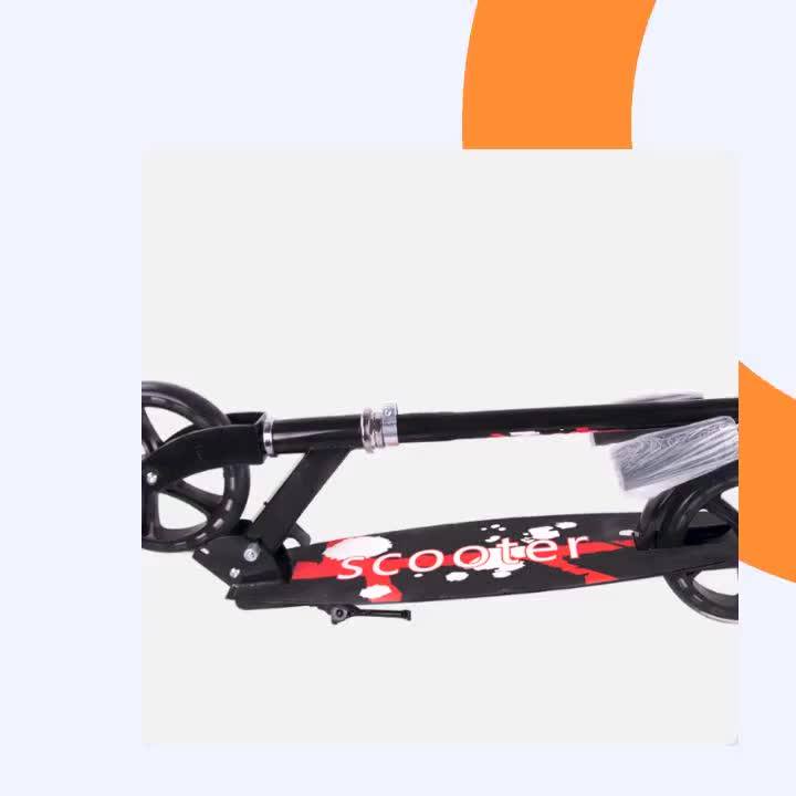 China Manufacturer Best Big Wheel Scooter Kick Scooter White 200mm Adult Kick Scooter With Disc