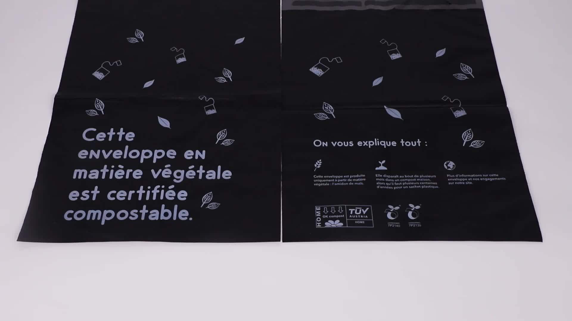 Sustainable Waterproof Opaque Plastic Express Bag Shipping Packaging