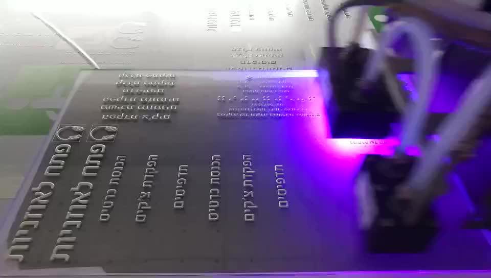 Ntek Metallic Ada Braille Signs Uv Flatbed Printing Machine Yc6090 Buy Metallic Ada Braille