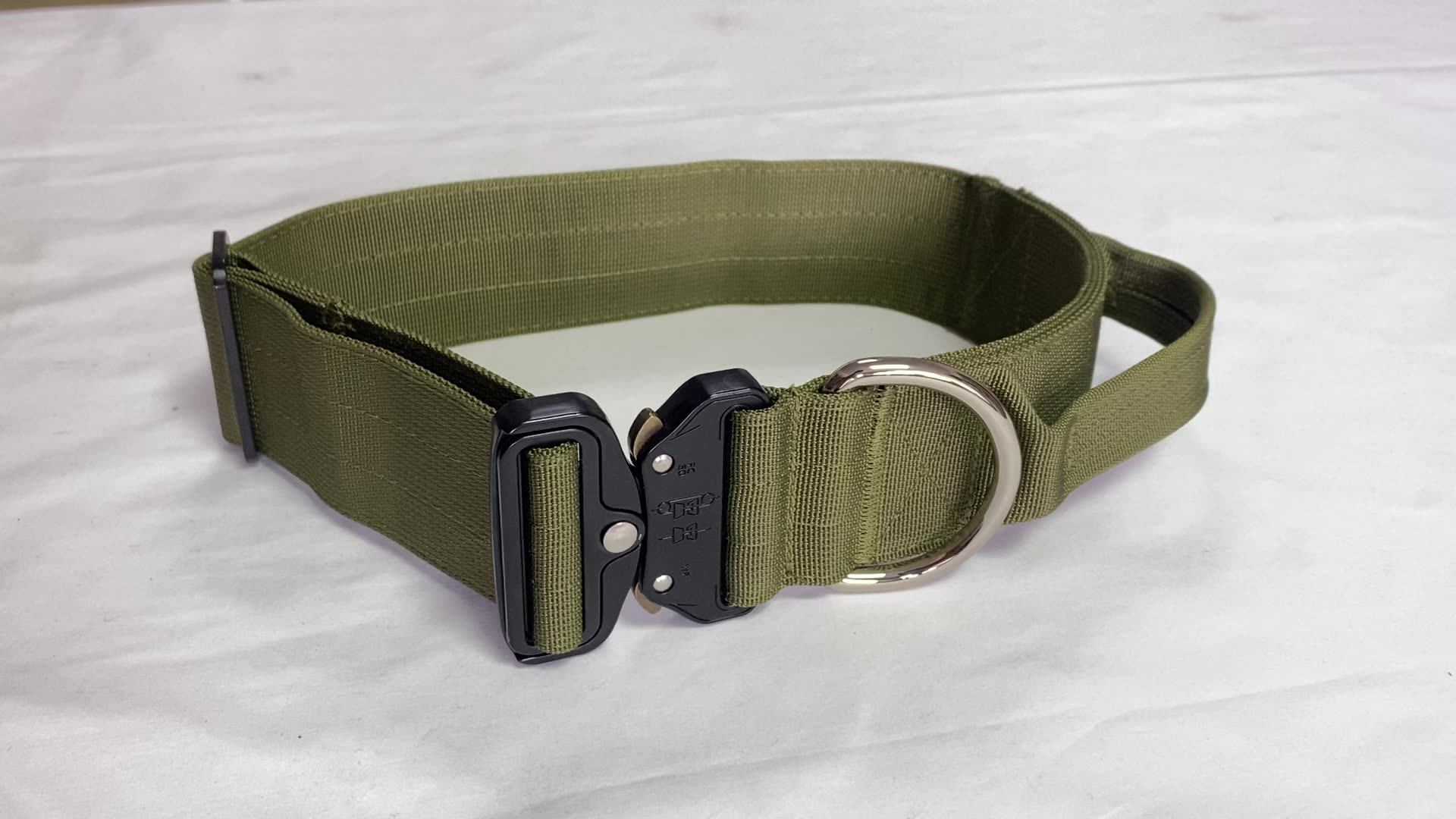 Dark Green Pet Collar Modern Dog Neckwear Collar With Gold/rose Gold