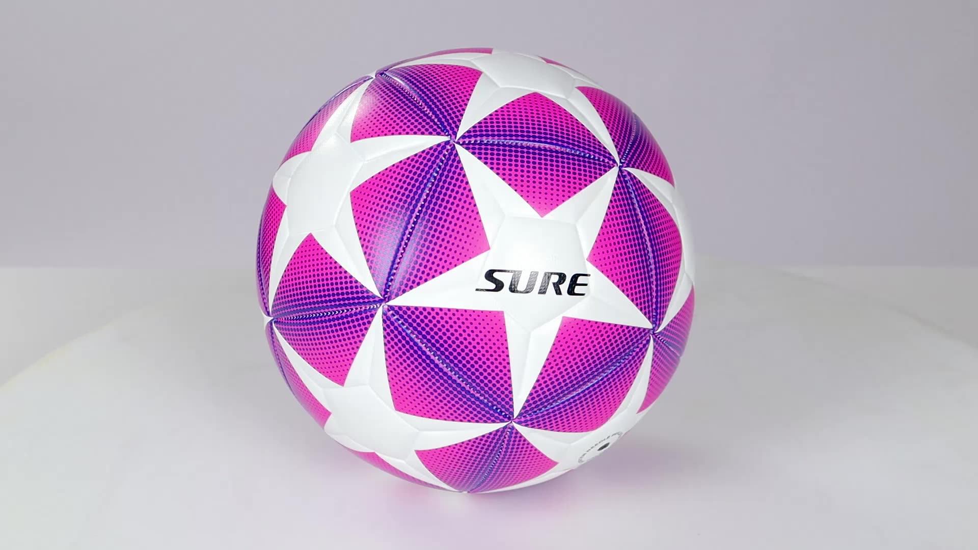 Custom Logo Pu Leather Soccer Ball Official Size 5 Football Buy