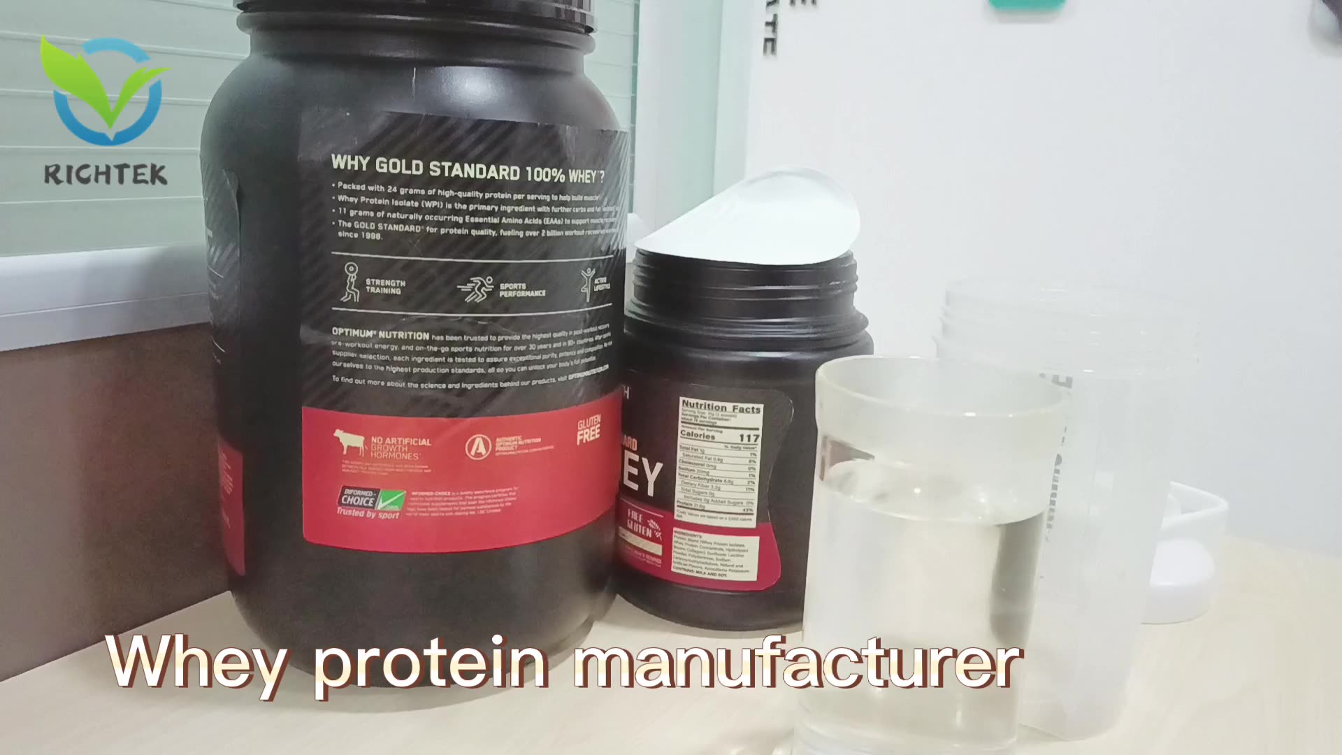 Wholesale Private Label Weight Gainer Halal Concentrate Isolate Raw 100 Gold Standard