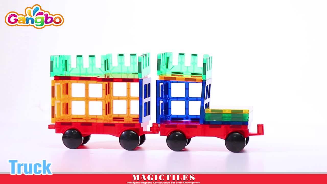 magna tiles cars and trucks