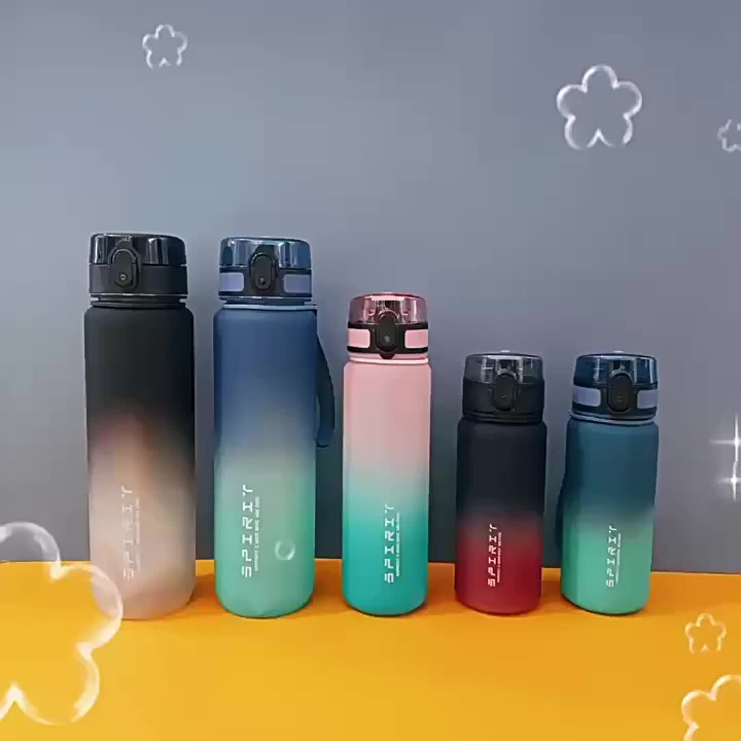 20 Stück Kunststoff-Wasserflaschen 500 Ml – Bunt, Mit Griffschlaufe, Auslaufsicher, Für Sport & Party