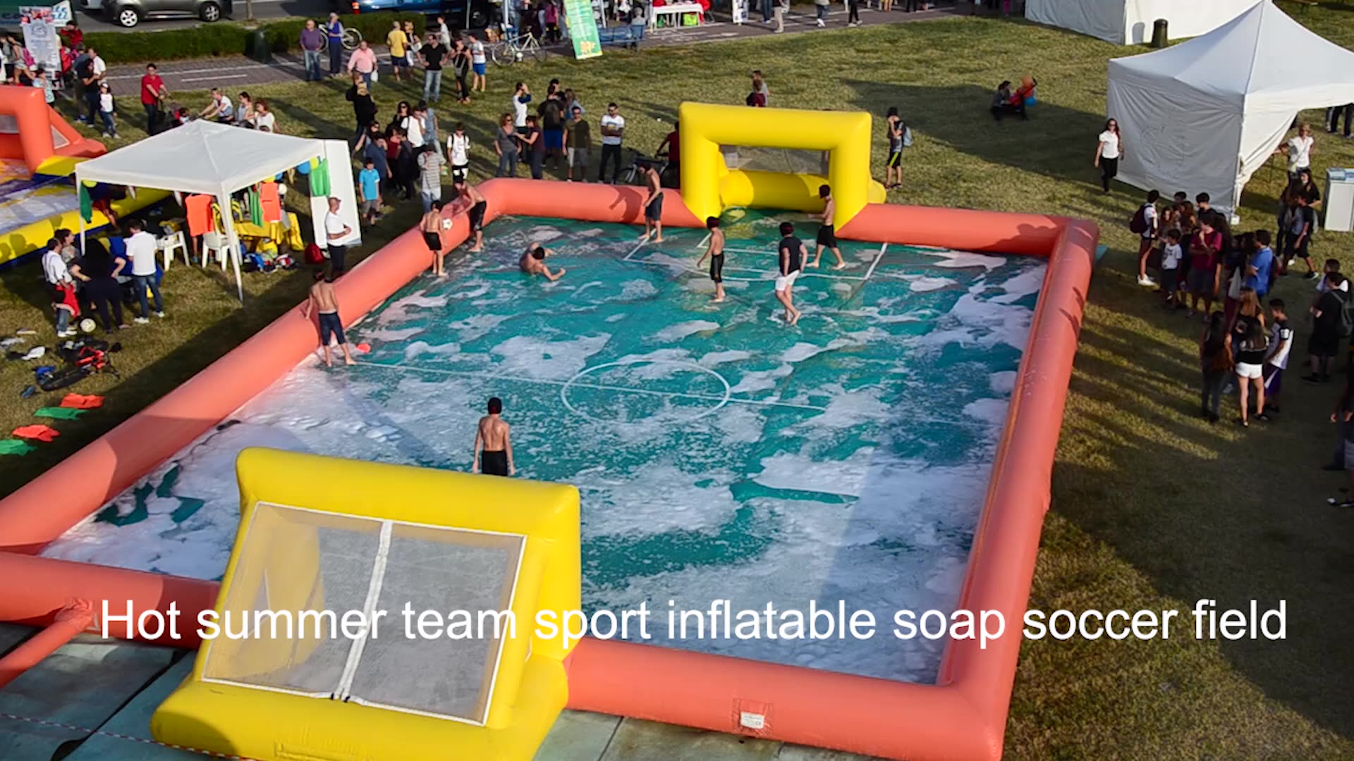 Inflatable Soap Sport Area Water Soccer Football Field For Sale Buy Inflatable Football Pitch