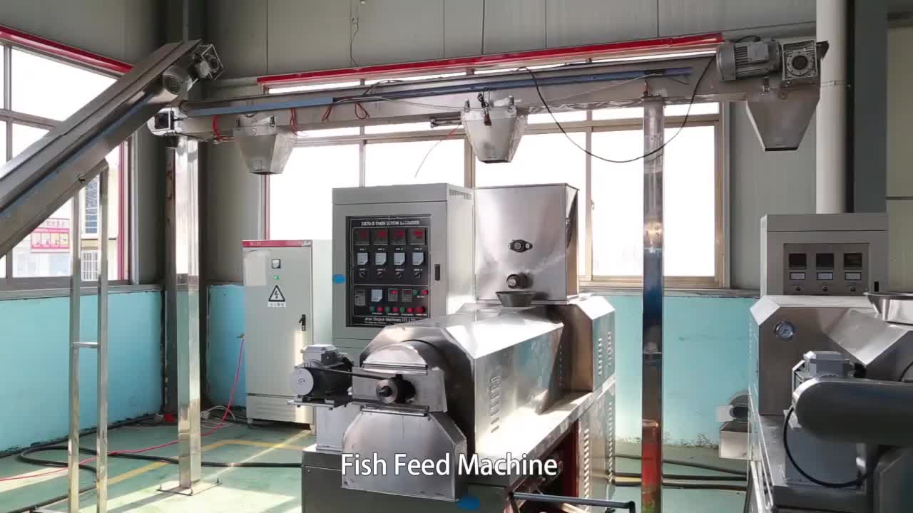 Fish Feed Processing Machine Fish Feed Pellet Mill Floating Fish Food