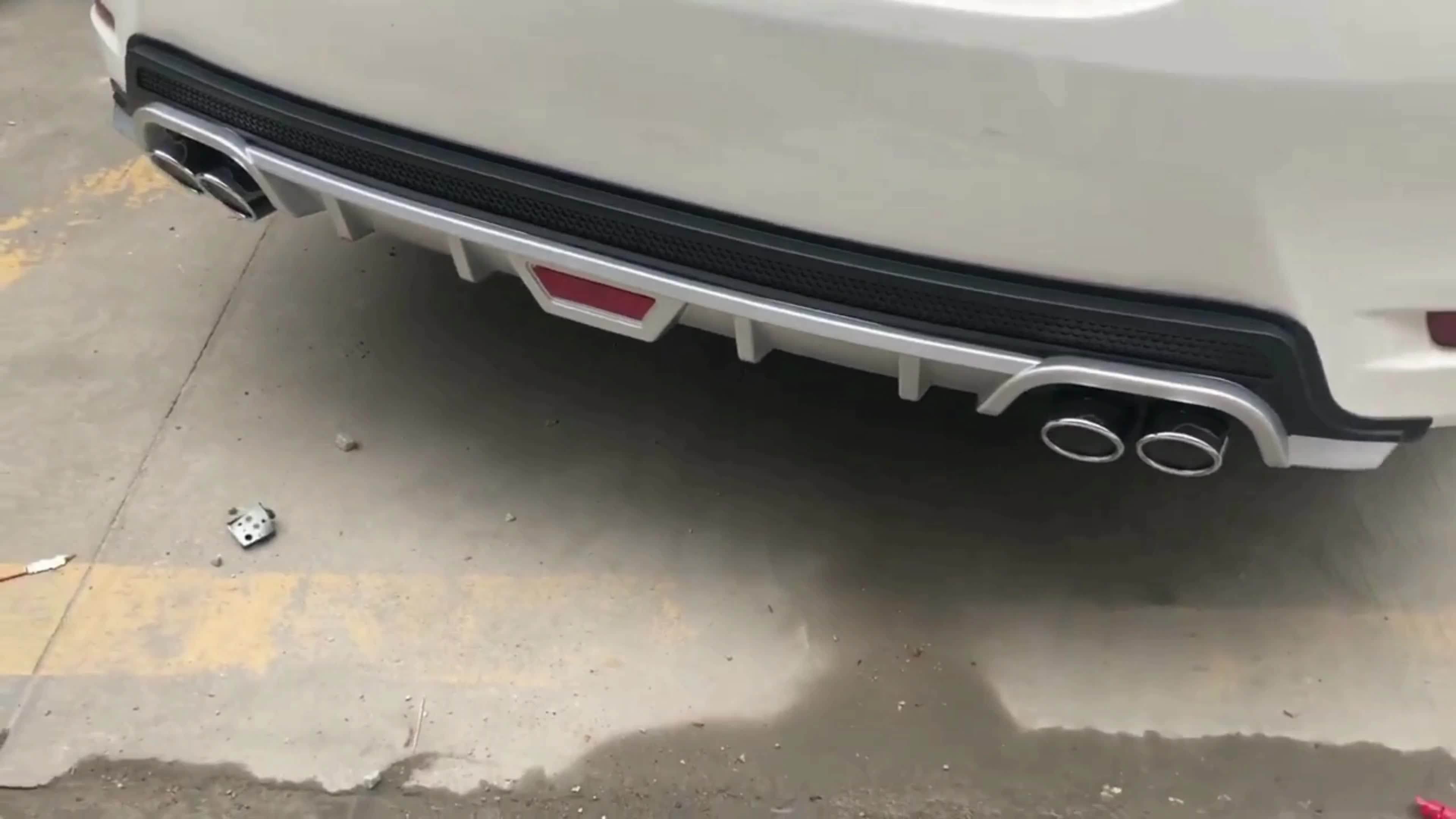 Body Kit Car Rear Bumper Spoiler Lip For Toyota Corolla 2014 2015 2016