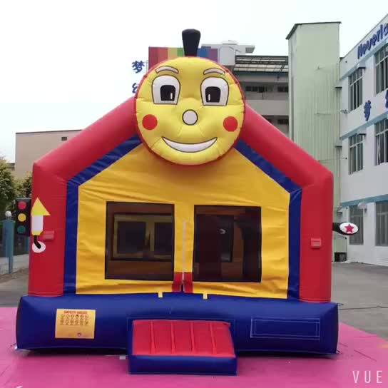 Water Fire Giant Thomas The Train White Construction Truck Bouncer Disco Dome Inflatable Bounce