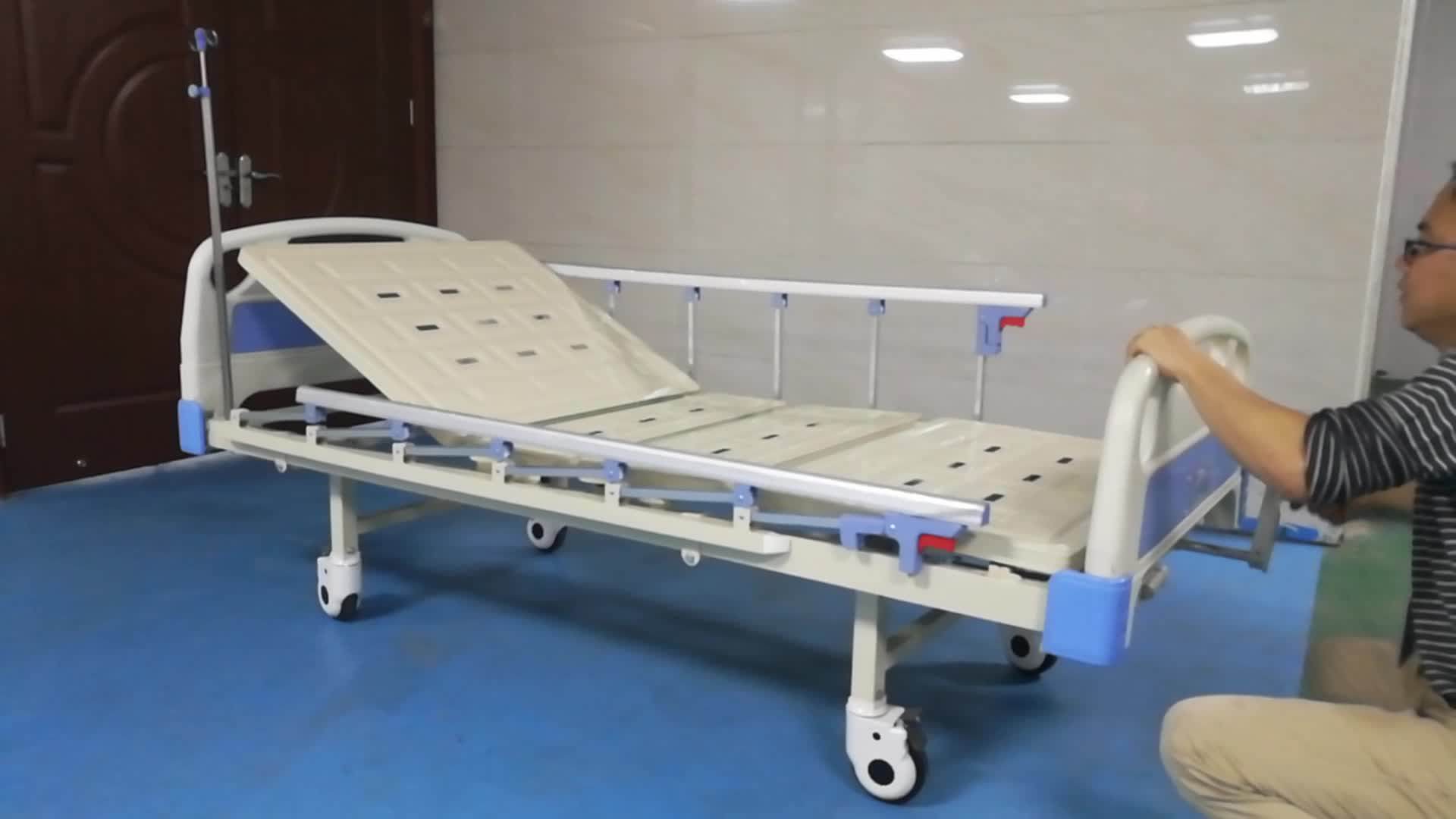 Hot Sell Abs Cheap Price 2 Cranks Manual Hospital Bed For Sale Buy
