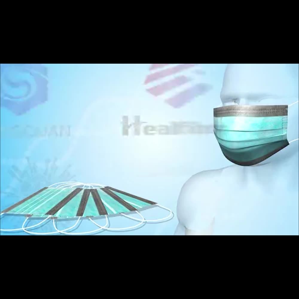 Hot Sale High Quality Nonwoven Mask Biomass Graphene Disposable 3 Ply