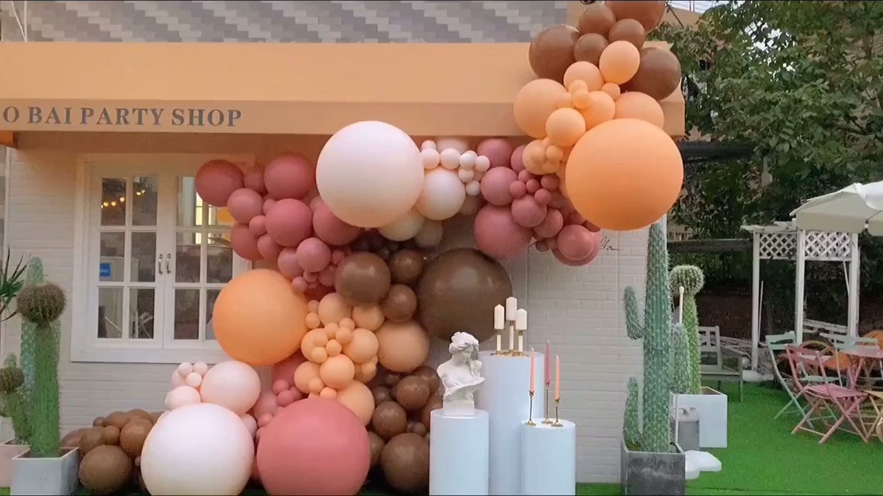 Diy Party Balloon Garland Arch Kit Decorating Strip Tape For Birthday