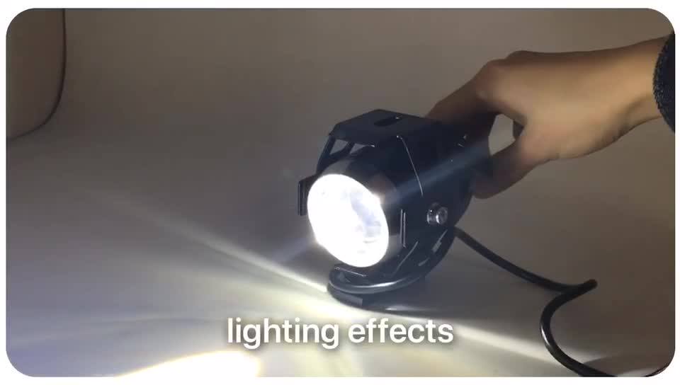 Waterproof 12v 5w Laser Lens Headlights High Low Beam Flashing Led Motorcycle Light Buy Led