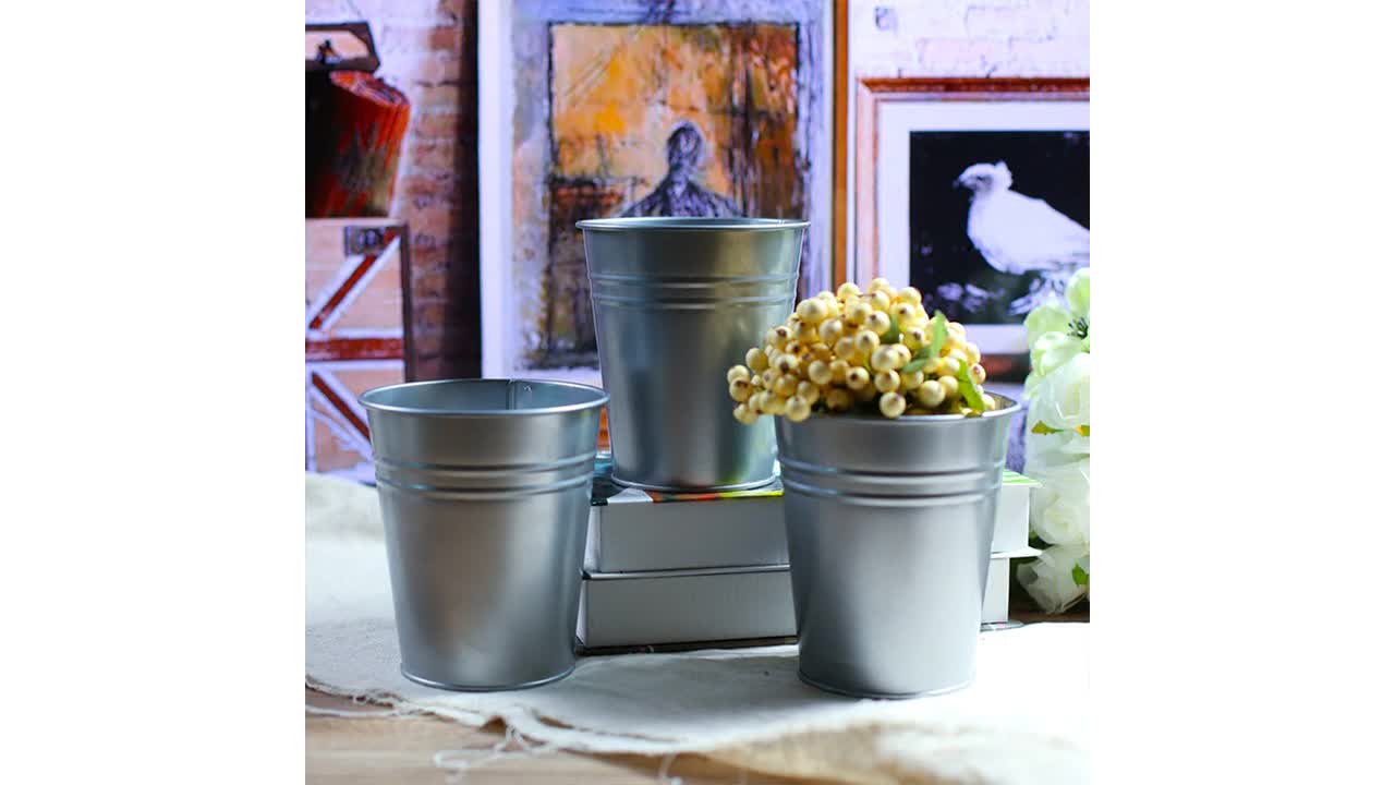 Custom Large Flower Pots Wholesale Outdoor Large Metal Plant Garden