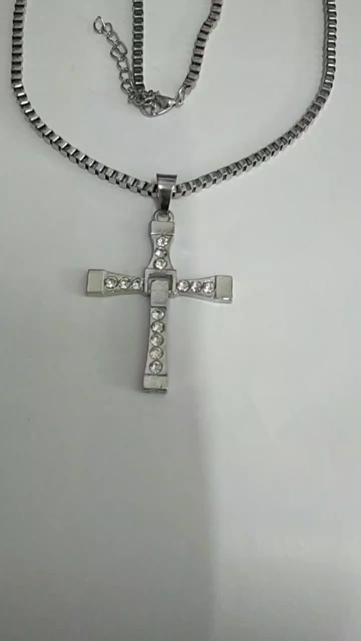 Dominic Toretto Cross Necklace Pendant 