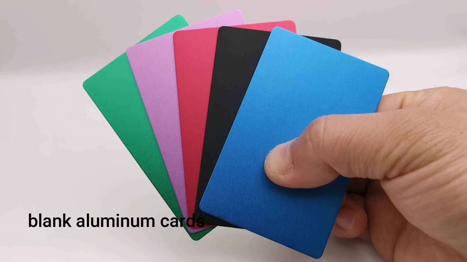 Custom Anodized Aluminium Personalized Metal Blank Business Cards Cheap Laser Engraving Rose