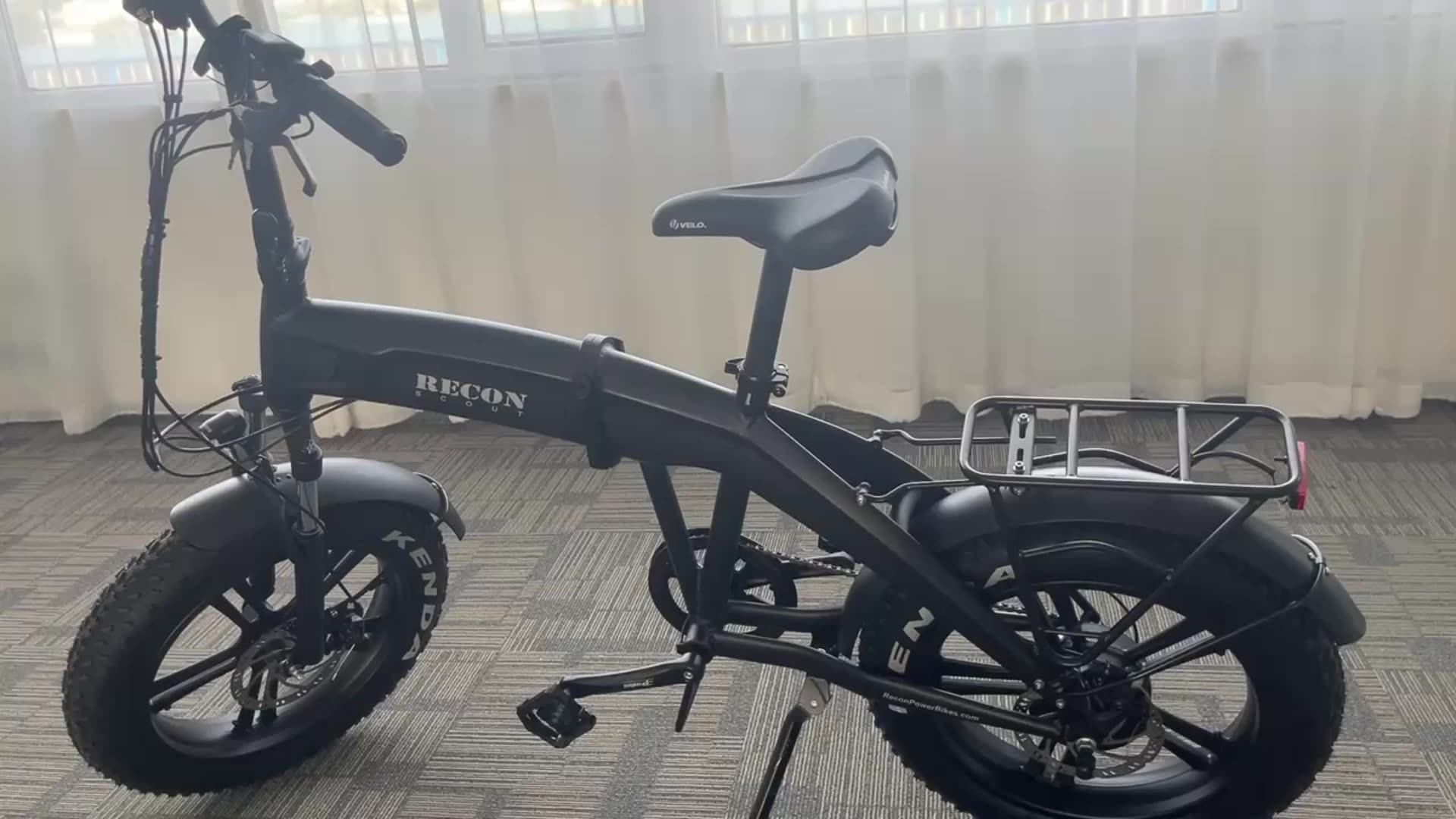 TXED 20 Fat Electric Folding Bike 500W 48V Lithium Battery