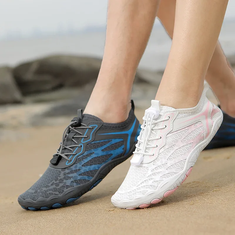 A generation of amphibious wading shoes outdoor lovers trail shoes men's and women's indoor soft-soled fitness shoes five-finger shoes