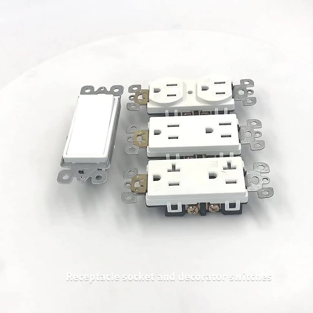 Usa Gfci Outlet Duplex Female Receptacle 220v 15a Receptacle Outlets