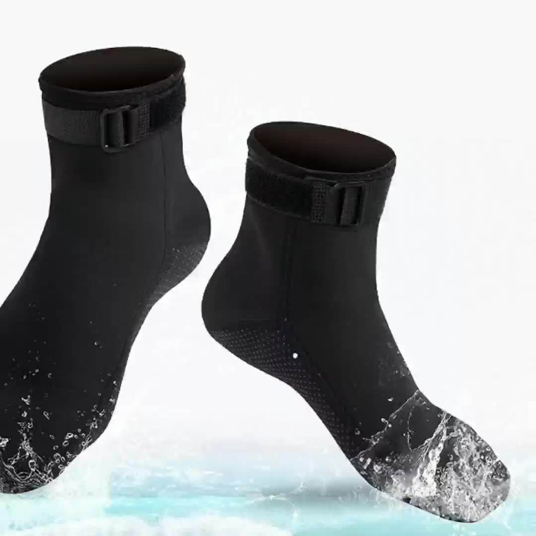 3mm Wetsuit Booties Keep Warm Anti Slip Flexible Neoprene Beach Sport