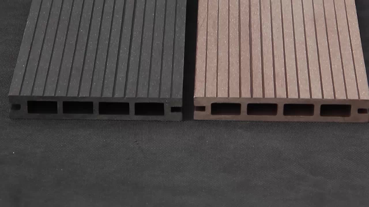 Fireproof Wpc Decking Hollow Composite Decking Board Wpcindoor Wpc