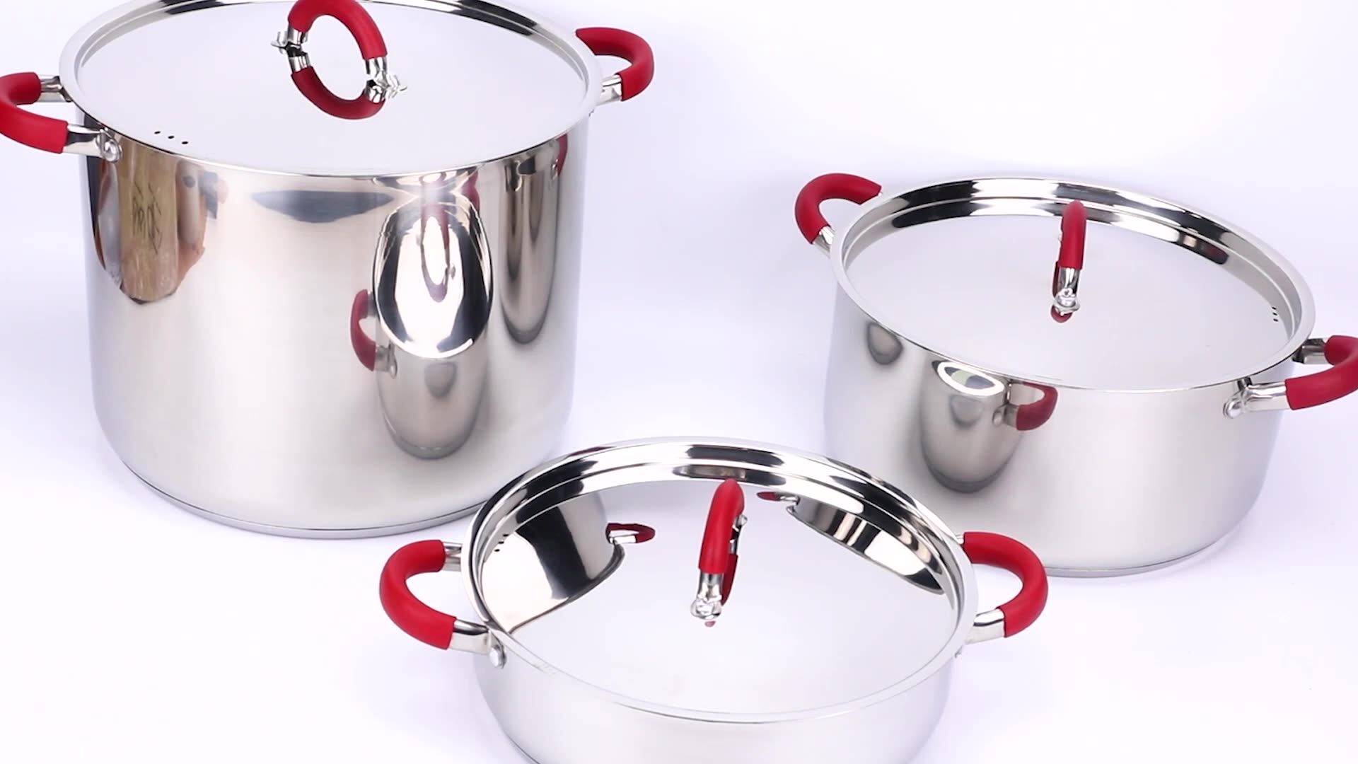 12 Quart Stainless Steel Stock Pot High Large Stainless Steel Pot With