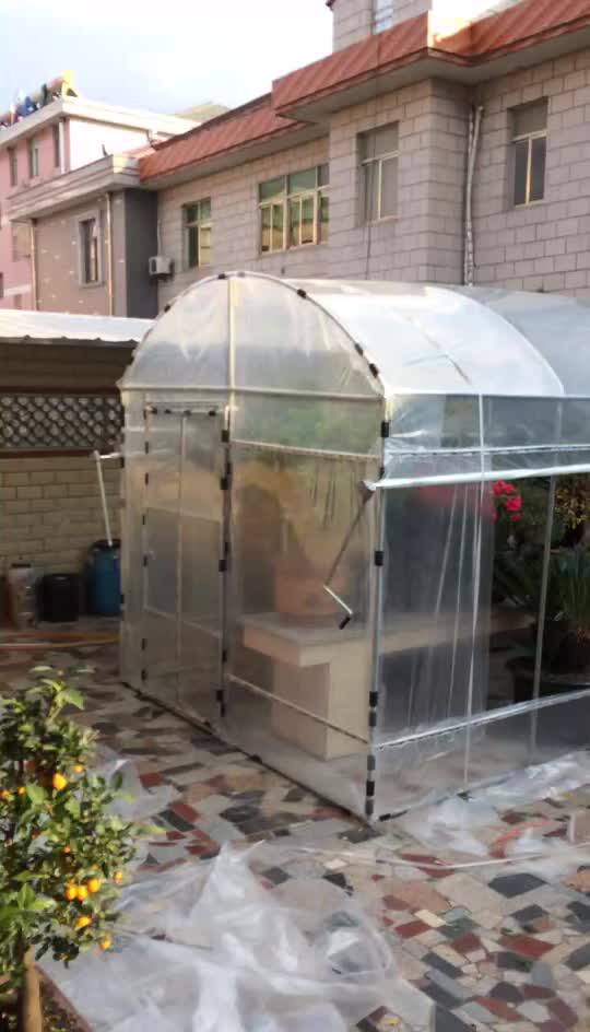 Pe Cover Mini Steel Tube Garden Greenhouse For Sale Most Popular