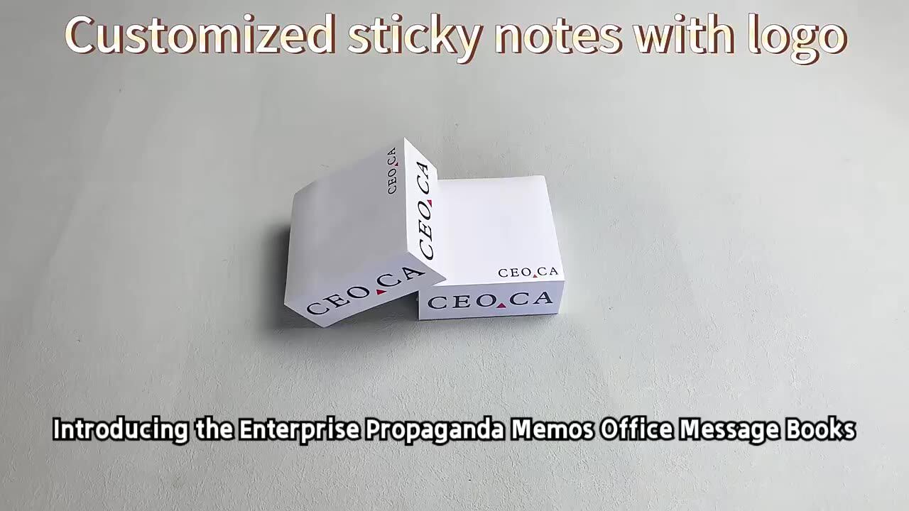 Enterprise Propaganda Memos Office Message Books Customized Stickers