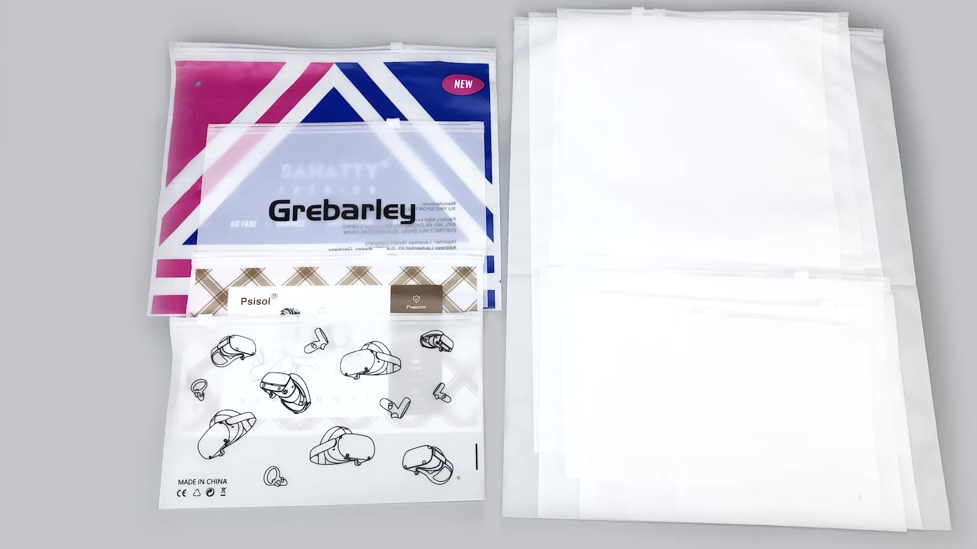 Custom Slider Zip Lock Bags Frosted Eva Zipper Packaging Bag Buy