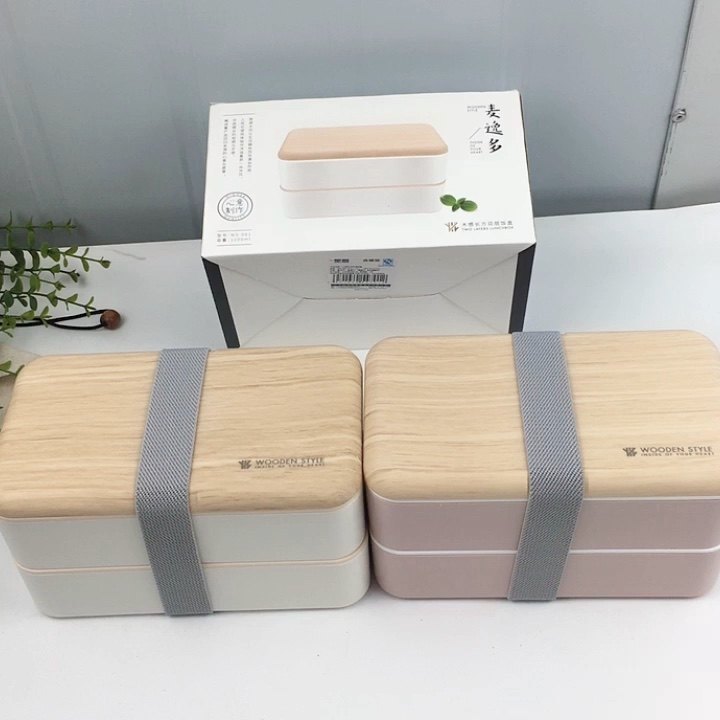 Japanese Style Eco Friendly Portable Plastic Bento Lunch Box Food