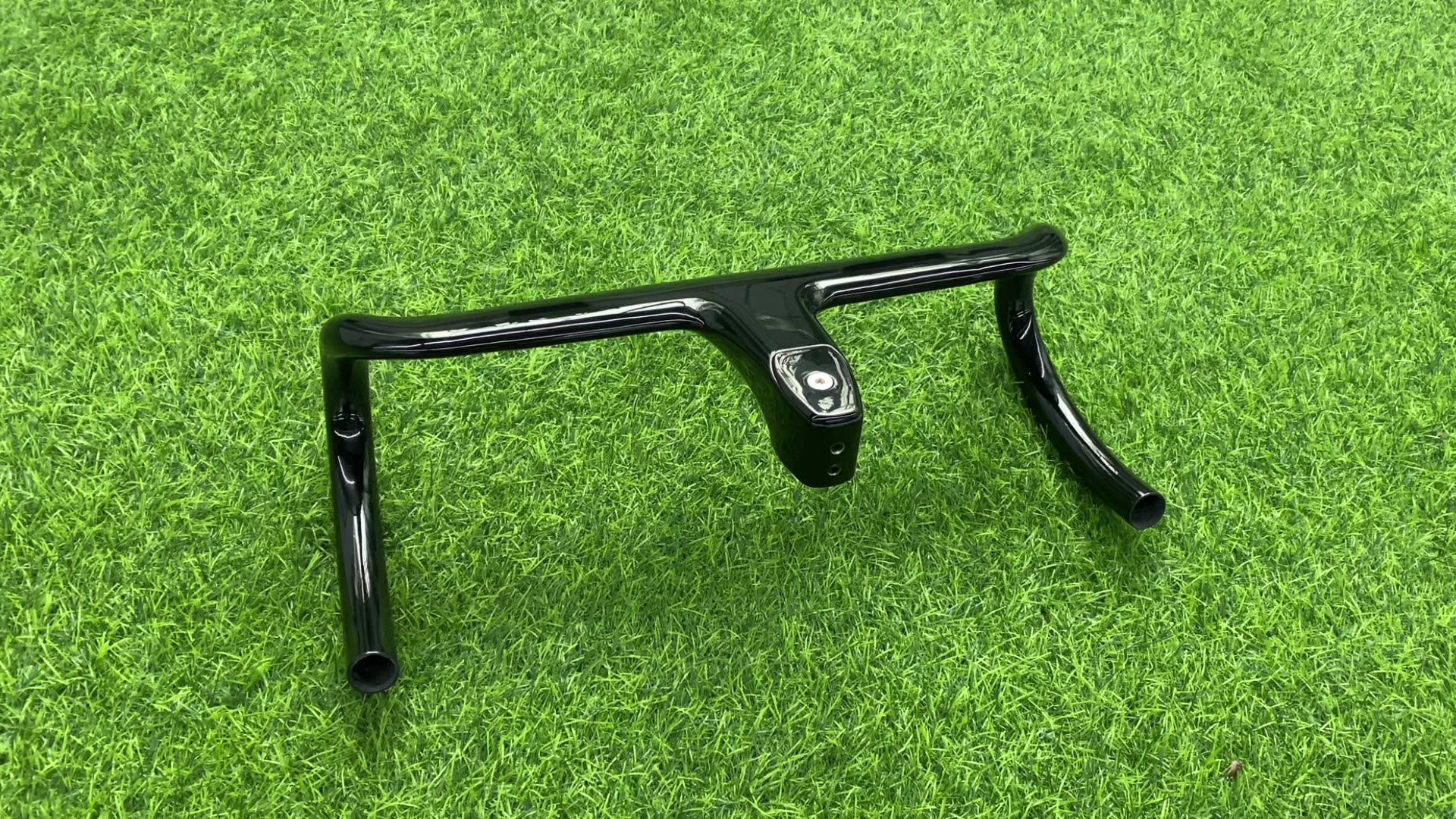 T1000 Carbon Bike Handlebar Fully Internal Routing Road Bicycle Handle