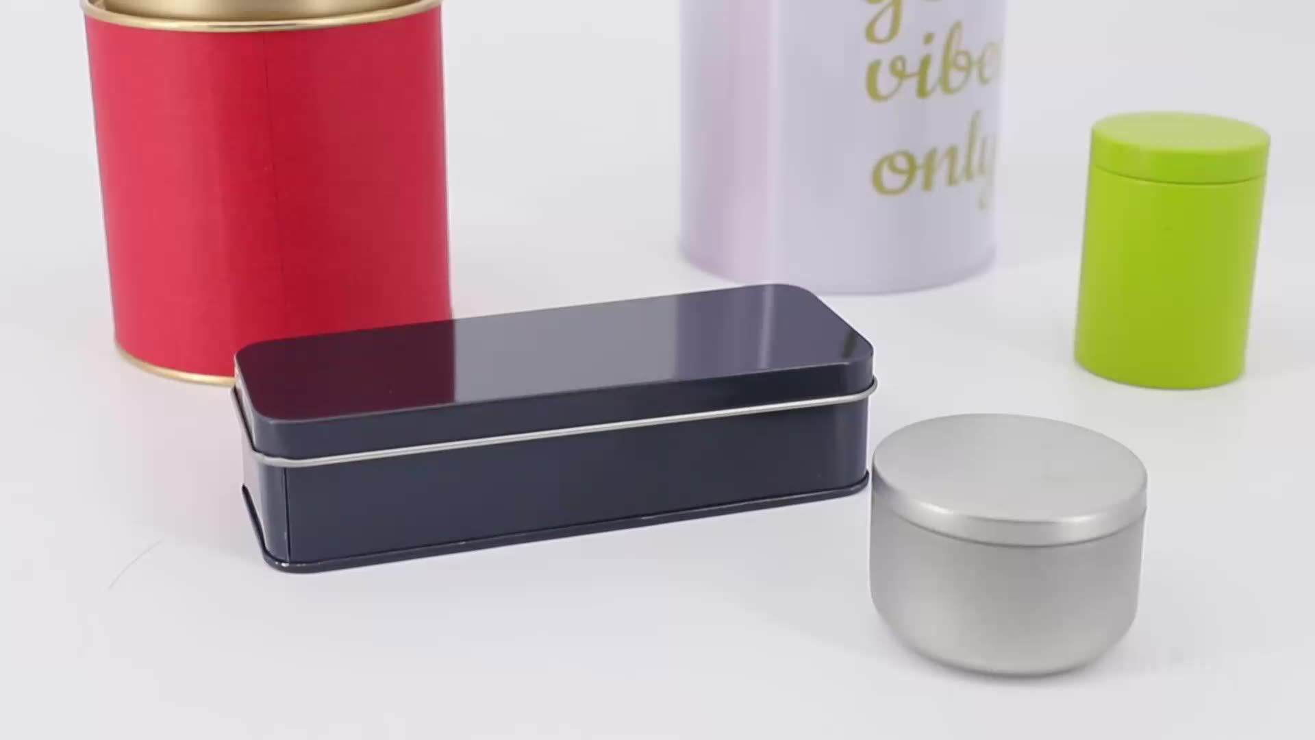 Bulk Flat Rose Gold Color Metal Round Tea Packaging Candle Tin 6oz Buy Tin Can Rose Gold