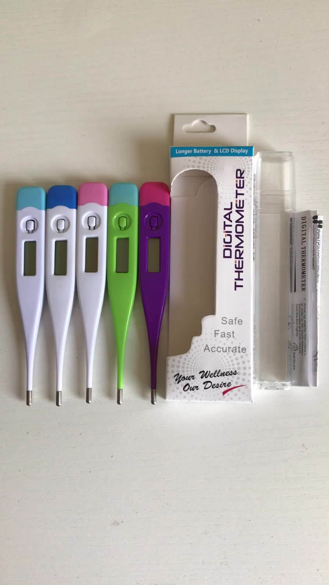 Oral Axillary Rectal Test Clinical Basal Baby Kid Adult Digital Rigid