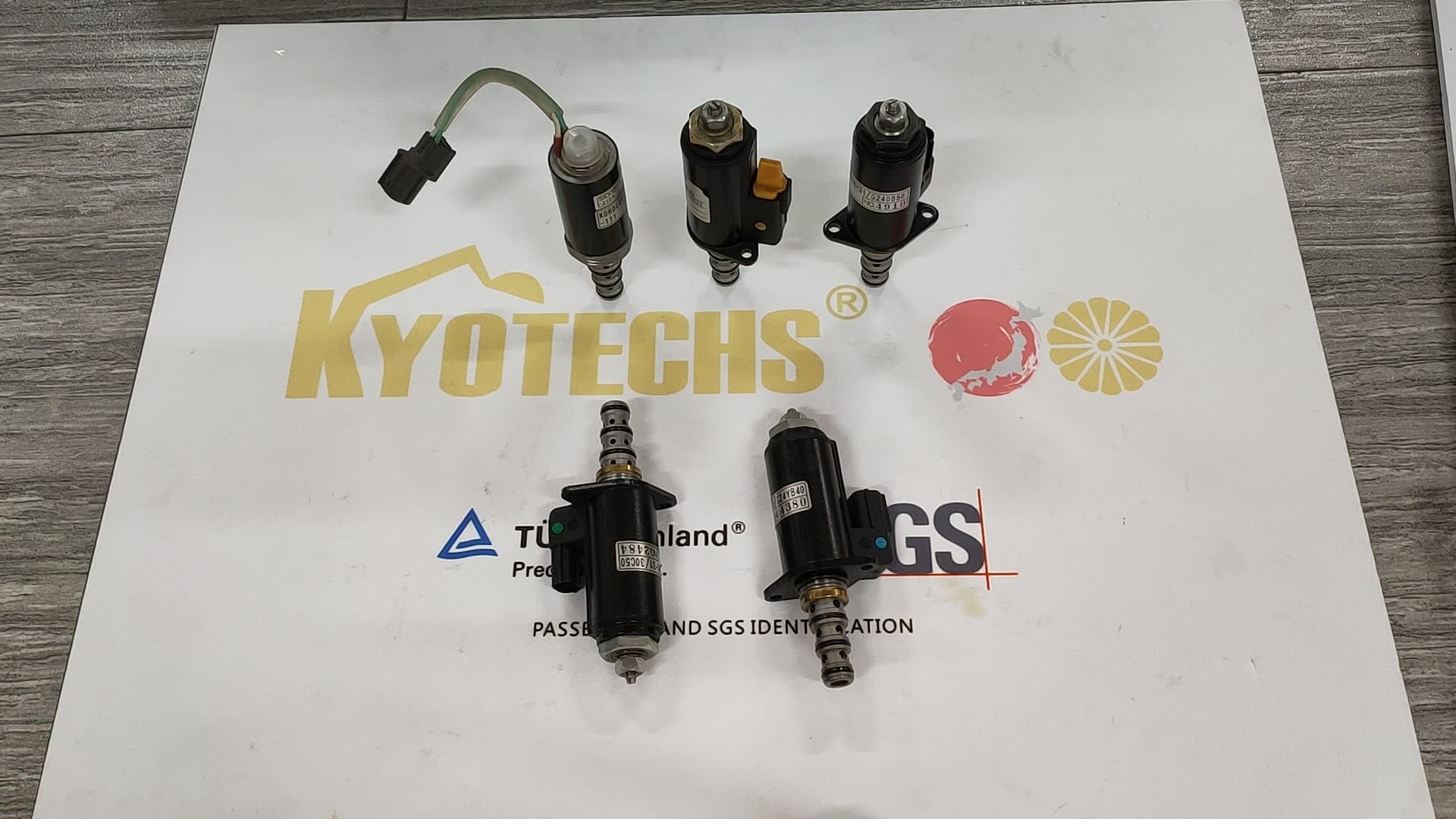 Kwe5k-31 Hydraulic Pump Solenoid Valve For Excavators - Oem