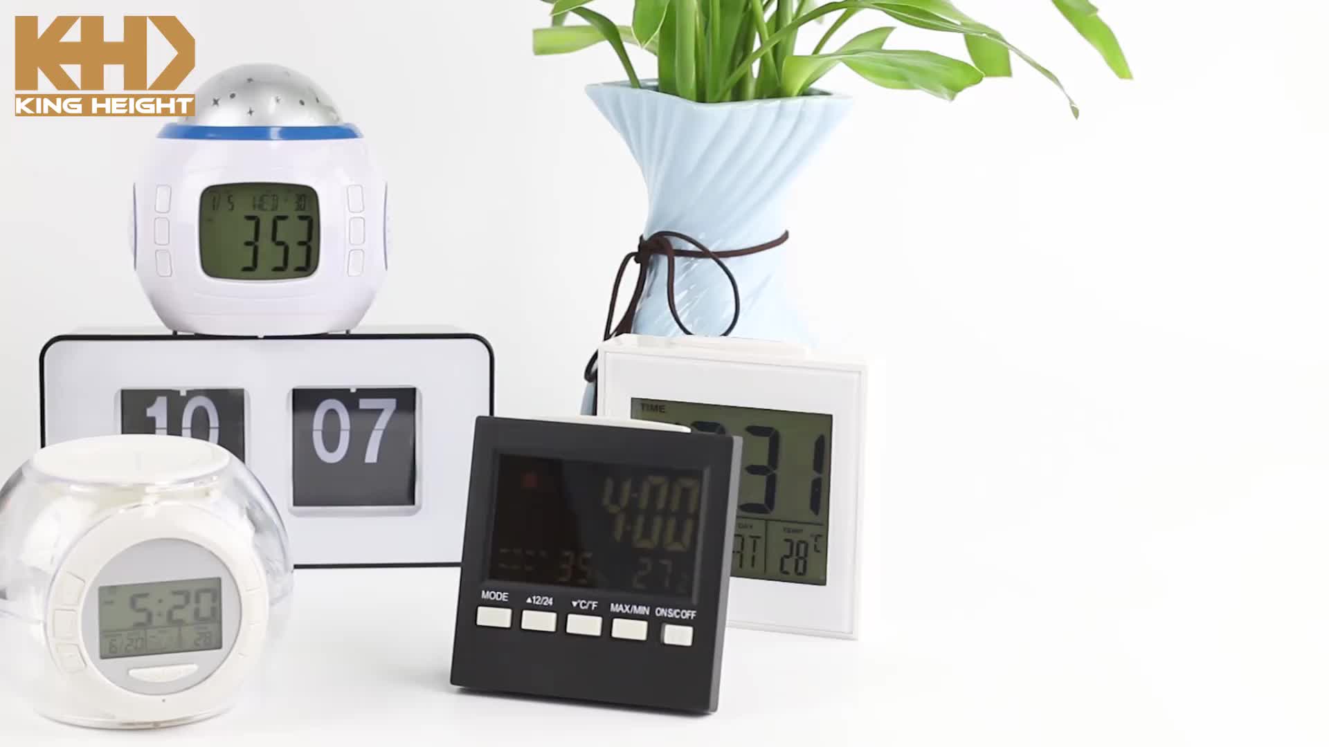 Khcl048 Multifunction Cheap Hourglass Shape Digital Electronic