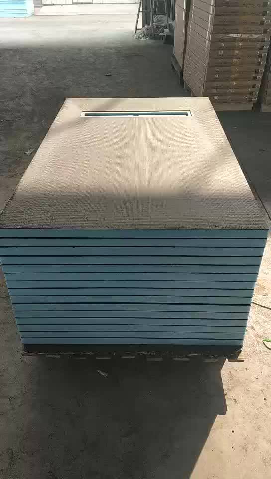 Iapmo Certified Xps Fiberglass Cement Shower Tray With Nonhub