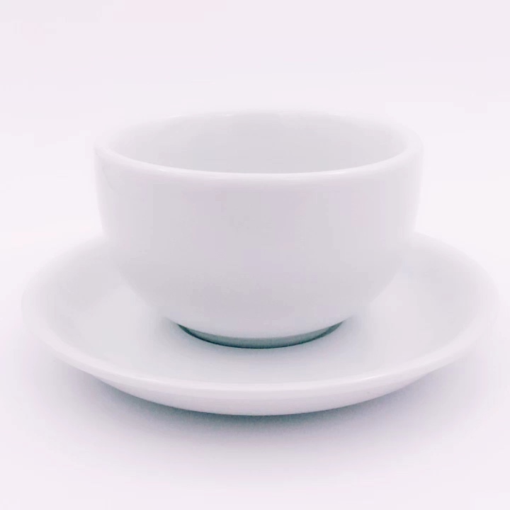 Drinkware Type 220ml Plain White Ceramic Tea Cup And Saucer Set Buy