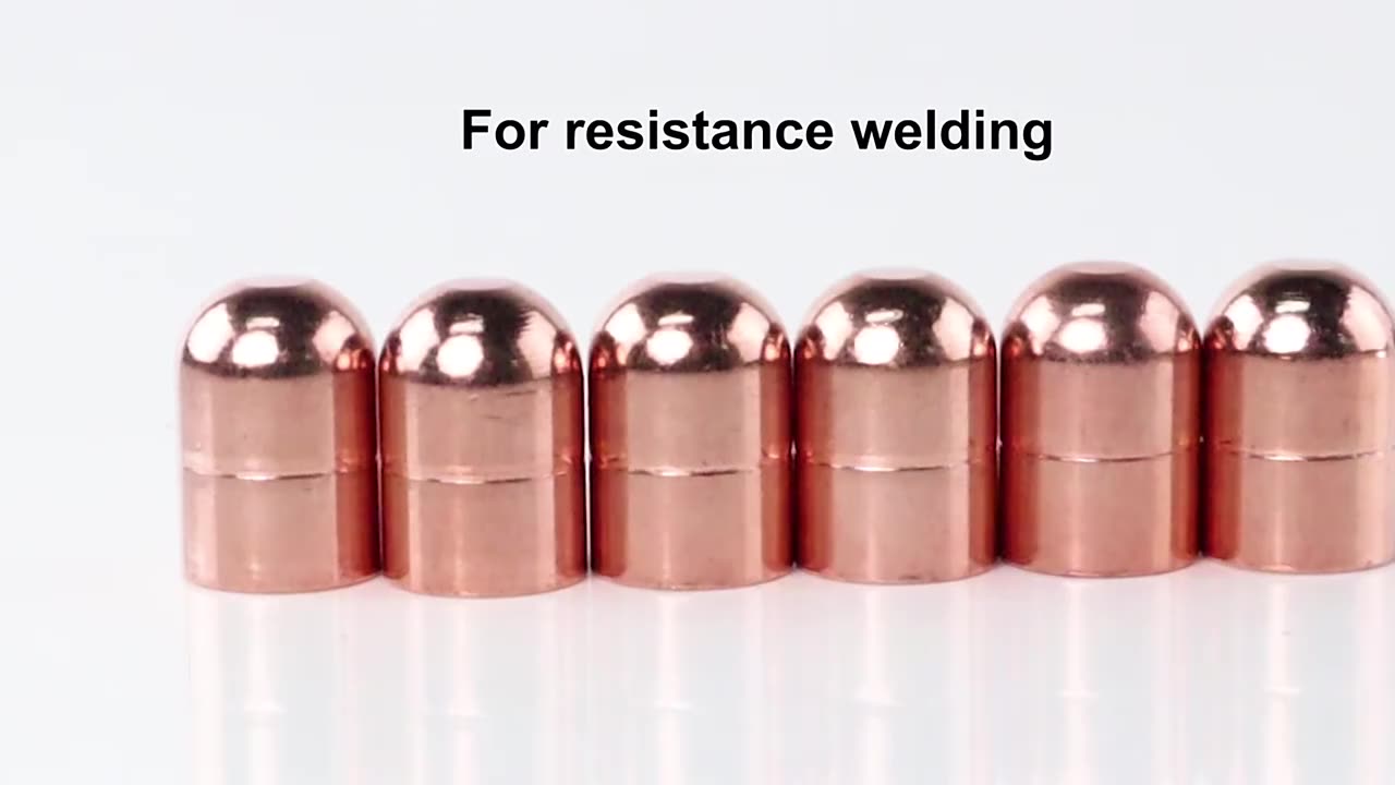 Resistance Spot Welding Consumables Cucrzr/al2o3cu Welder Tip Electrode