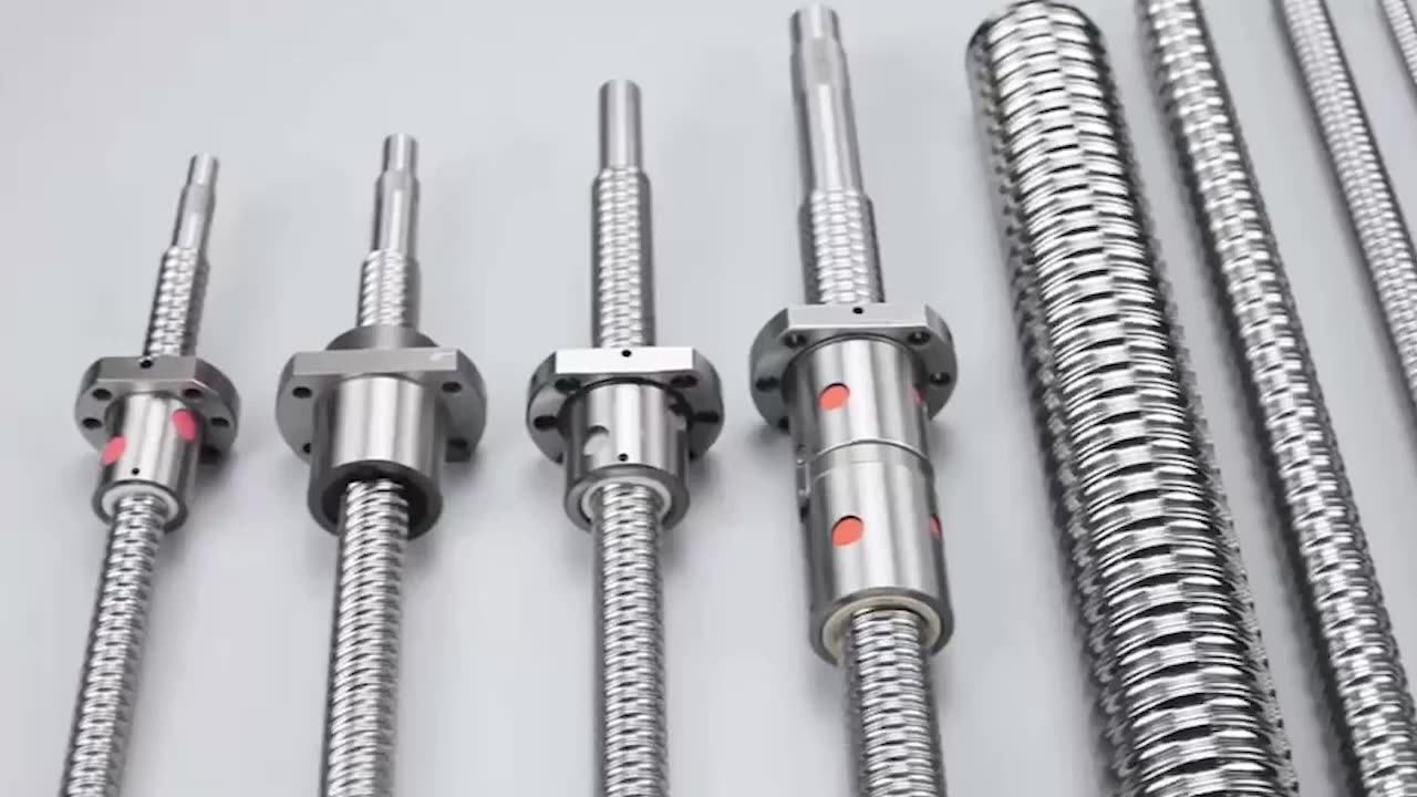 Rotating Single Ballnut Ball Screw Set Sfu 1604 1605 1610 Series