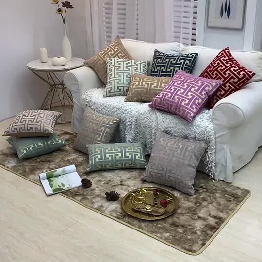ZWJD Set di 2 Federe Cuscini per Divano 45x45 Federe in Ciniglia Copricuscini Morbidi per Divani Letto e Soggiorno Copricuscino Decorazione per la Casa Federe Cuscini Divano Decorativi di Lusso