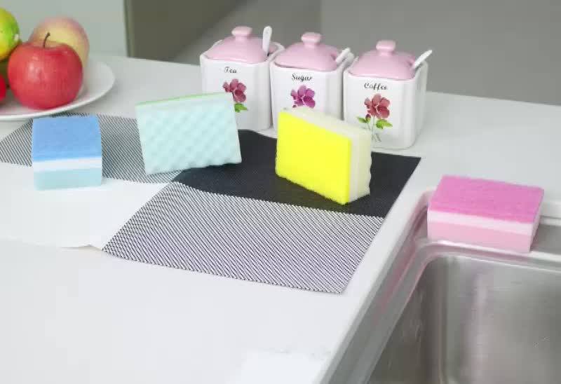 Kitchen Clean Scrubber Nonabrasive Scouring Wave Sponge Pad Buy Wave