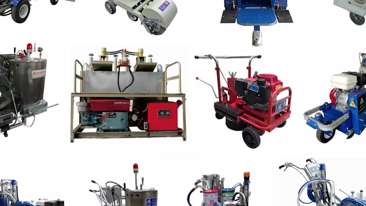 China Manufactory Asphalt Striping Machine Used Thermoplastic Equipment