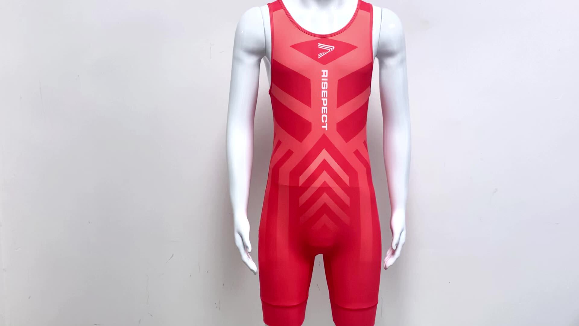 Custom pro wrestling sport singlet clothes uniforms.