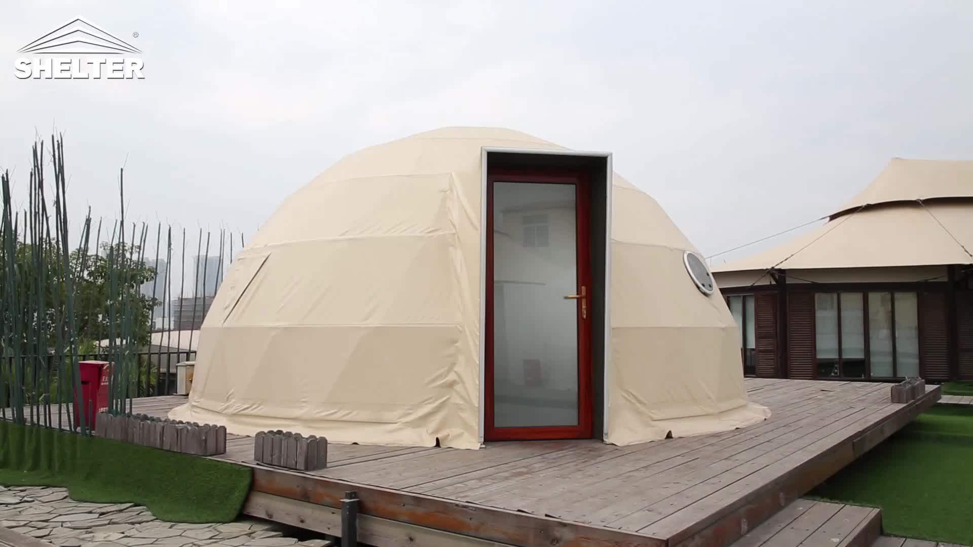 Geodetica Tenda A Cupola New Design Waterproof Luxury Outdoor Pvc