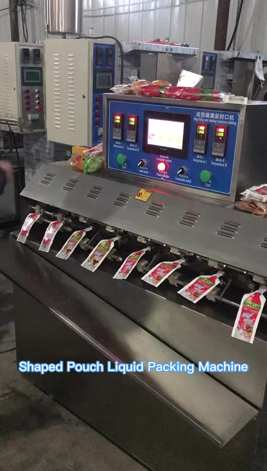 Kefai Kids Fruit Juice Bottle Shaped Pouch 8 Nozzles Filling Sealing